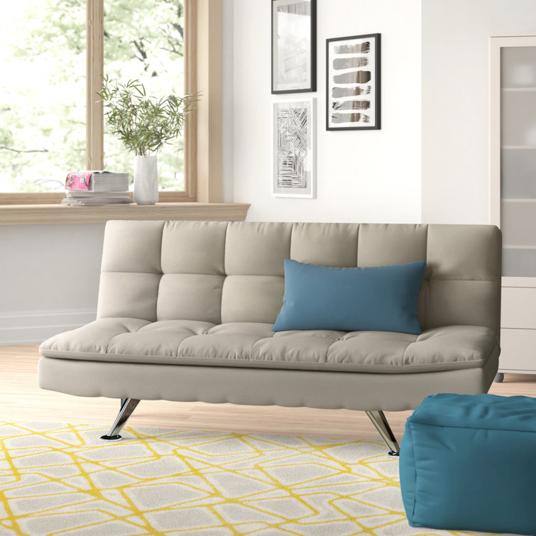 Zipcode Design Apollo 3 Seater Clic Clac Sofa Bed & Reviews Wayfair.co.uk